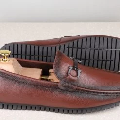 ATESBER By Inc5 DRIVING SHOES-COFFEE MEN