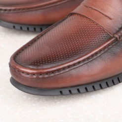 ATESBER By Inc5 MEN DRIVING SHOES-BROWN