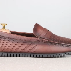 ATESBER By Inc5 MEN DRIVING SHOES-BROWN