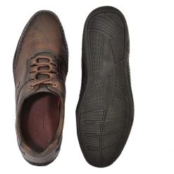 Buckaroo Adults-Men DAVIN Leather Denim Classic Shoes Lace-Up