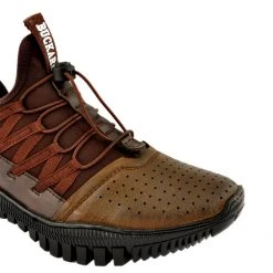 Buckaroo Adults-Men PEYTON Leather Denim Classic Shoes Lace-Up