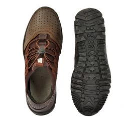 Buckaroo Adults-Men PEYTON Leather Denim Classic Shoes Lace-Up