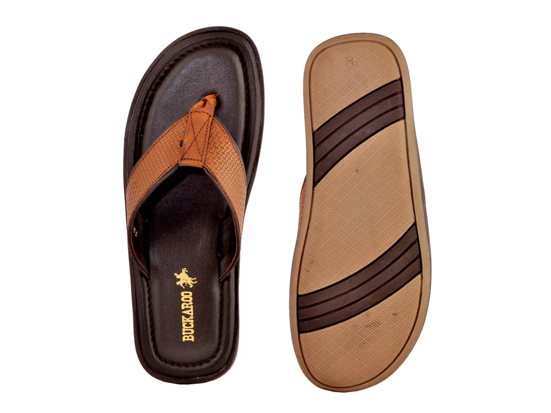 Buckaroo Adults-Men LEX Leather Strollers Chappel Flip-Flop 7 Buckaroo Adults-Men LEX Leather Strollers Chappel Flip-Flop