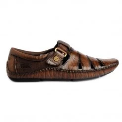 Buckaroo Adults-Men NEW CARLIN Leather Strollers Closed Sandal Fisherman Sandal