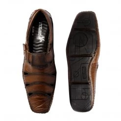 Buckaroo Adults-Men NEW CARLIN Leather Strollers Closed Sandal Fisherman Sandal