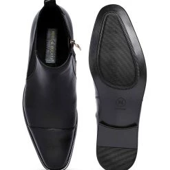 Heel & Buckle London Charcoal Chelsea Boots