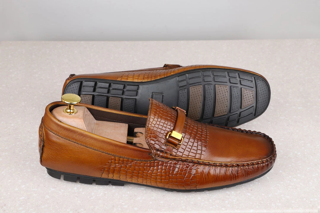 PRIVO By Inc5 MEN DRIVING SHOES-TAN 7 PRIVO By Inc5 MEN DRIVING SHOES-TAN