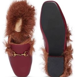 Heel & Buckle London Furry Mules