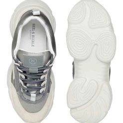 Heel & Buckle London Metallic Chunky Sneakers