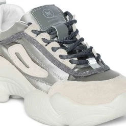 Heel & Buckle London Metallic Chunky Sneakers