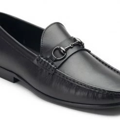 Heel & Buckle London Negro Horse-bit Loafers MEN
