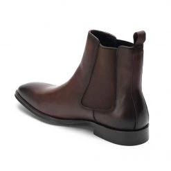 Heel & Buckle London Patina Brown Chelsea Boots