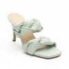 Heel & Buckle London Mint Green Braided Heels