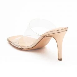 WOMEN Heel & Buckle London Rose Gold & Vinyl Heels