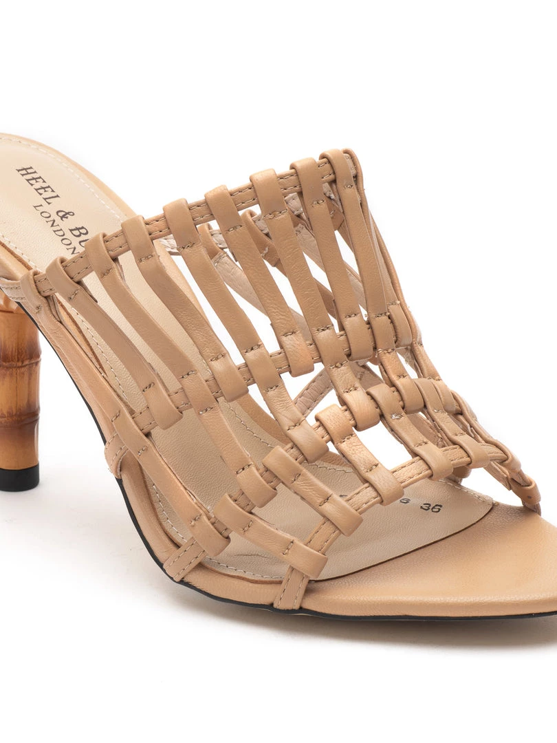 Heel & Buckle London Beige Strappy Heel Sandals WOMEN 4 Heel & Buckle London Beige Strappy Heel Sandals WOMEN