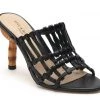 Heel & Buckle London Black Strappy Heel Sandals WOMEN