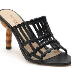 Heel & Buckle London Black Strappy Heel Sandals WOMEN