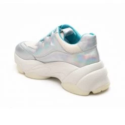 Heel & Buckle London WOMEN Blue Metallic Sneakers