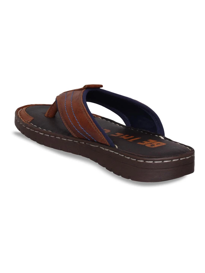 ID MENS TAN THONG SANDAL 4 ID MENS TAN THONG SANDAL