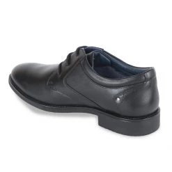 ID MENS BLACK CASUAL LACE-UP SHOE