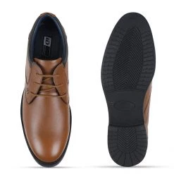 ID MENS TAN CASUAL LACE-UP SHOE