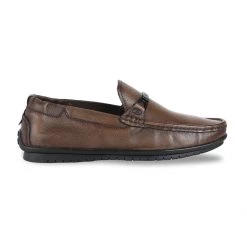 ID MENS TAN DRIVING SHOES SHOE