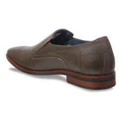 ID MENS BROWN FORMAL SLIPONS SHOE