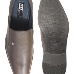 ID MENS BROWN FORMAL SLIPONS SHOE