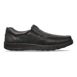 ID MENS BLACK CASUAL SLIPONS SHOE 9 ID MENS BLACK CASUAL SLIPONS SHOE