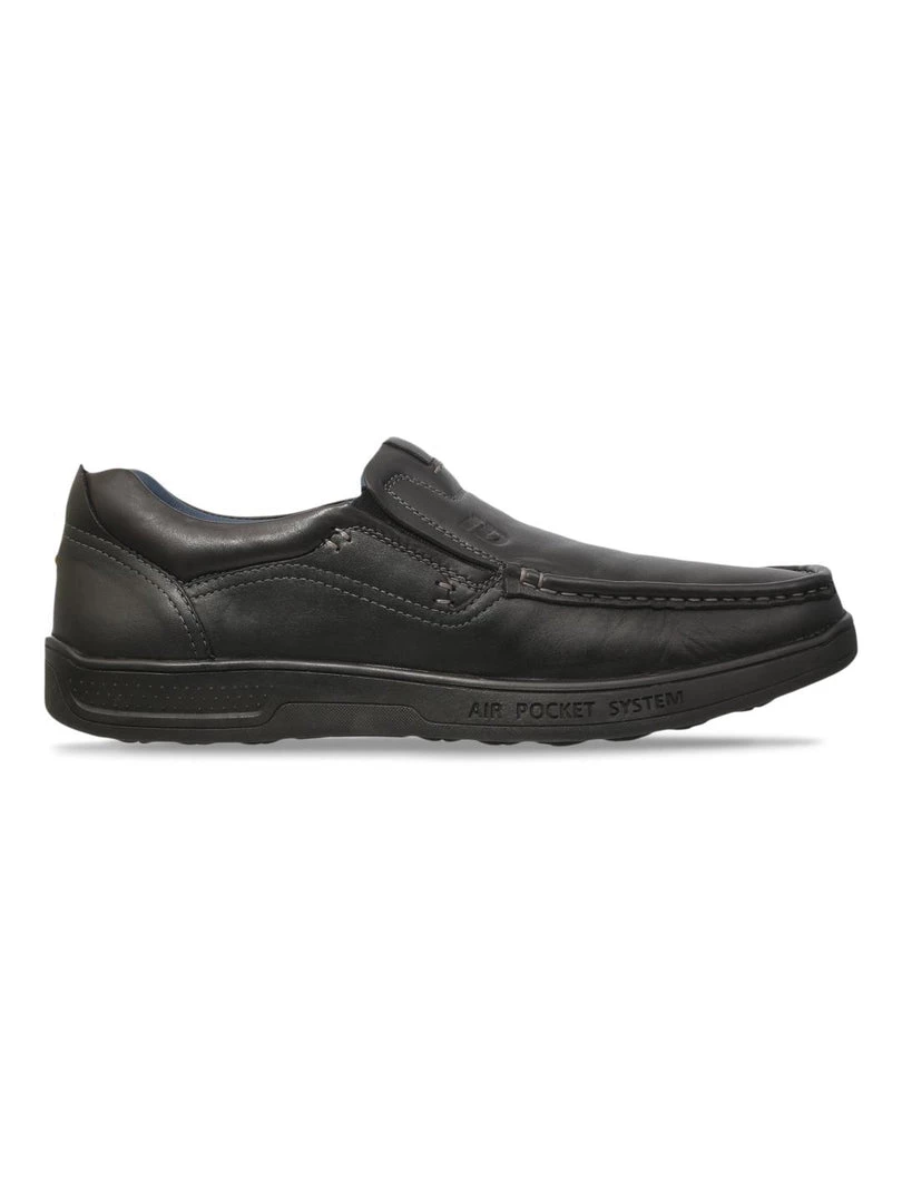 ID MENS BLACK CASUAL SLIPONS SHOE 5 ID MENS BLACK CASUAL SLIPONS SHOE