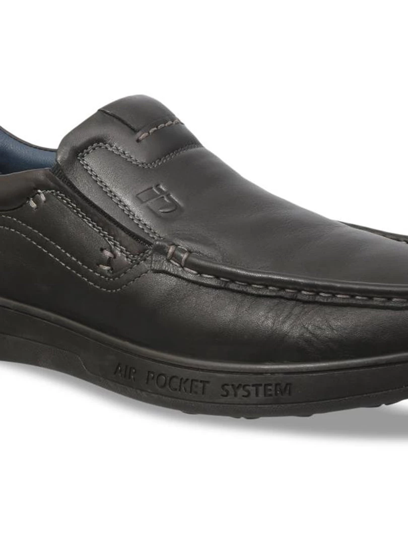 ID MENS BLACK CASUAL SLIPONS SHOE 7 ID MENS BLACK CASUAL SLIPONS SHOE