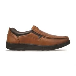 ID MENS TAN CASUAL SLIPONS SHOE