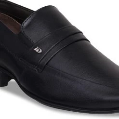 ID MENS BLACK FORMAL SLIPONS SHOE