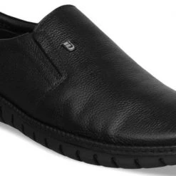 ID MENS BLACK FORMAL SLIPONS SHOE