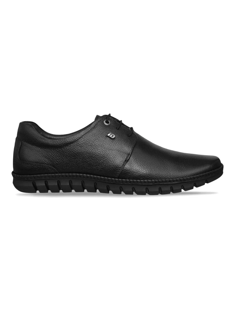 ID MENS BLACK FORMAL LACE-UP SHOE 5 ID MENS BLACK FORMAL LACE-UP SHOE