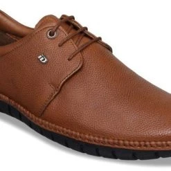 ID MENS TAN FORMAL LACE-UP SHOE