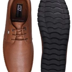 ID MENS TAN FORMAL LACE-UP SHOE