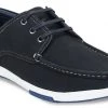 ID MENS BLUE CASUAL LACE-UP SHOE