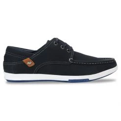 ID MENS BLUE CASUAL LACE-UP SHOE