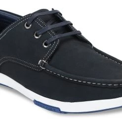 ID MENS BLUE CASUAL LACE-UP SHOE
