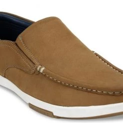 ID MENS CAMEL CASUAL SLIPONS SHOE
