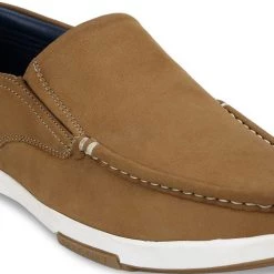 ID MENS CAMEL CASUAL SLIPONS SHOE