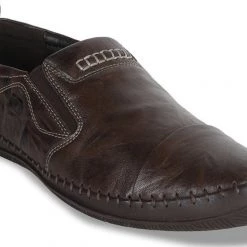 ID MENS BROWN CASUAL SLIPONS SHOE