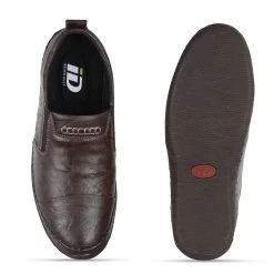 ID MENS BROWN CASUAL SLIPONS SHOE