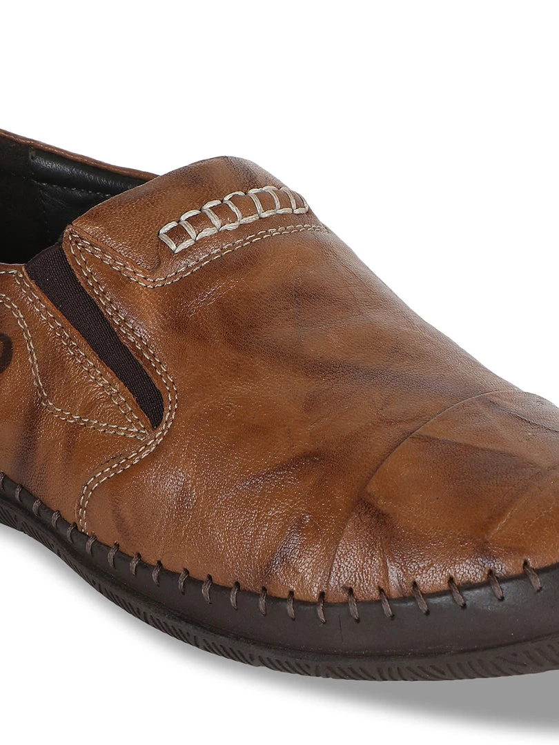 ID MENS TAN CASUAL SLIPONS SHOE 7 ID MENS TAN CASUAL SLIPONS SHOE