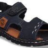 ID MENS BLUE WITH BACK STRAP SANDAL