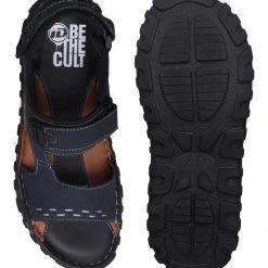 ID MENS BLUE WITH BACK STRAP SANDAL