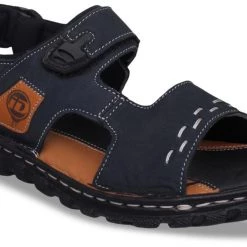 ID MENS BLUE WITH BACK STRAP SANDAL