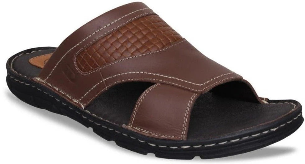 ID MENS BROWN WITHOUT BACK STRAP SANDAL 3 ID MENS BROWN WITHOUT BACK STRAP SANDAL
