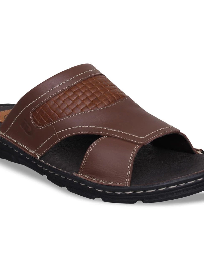 ID MENS BROWN WITHOUT BACK STRAP SANDAL 7 ID MENS BROWN WITHOUT BACK STRAP SANDAL